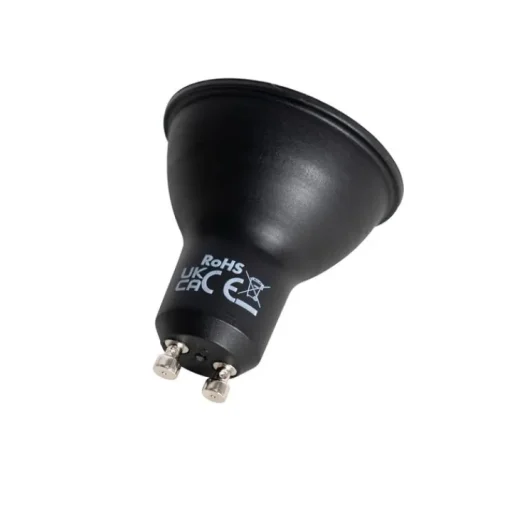 LUEDD GU10 LED lamp 50mm zwart 7W 610 lm 3000K