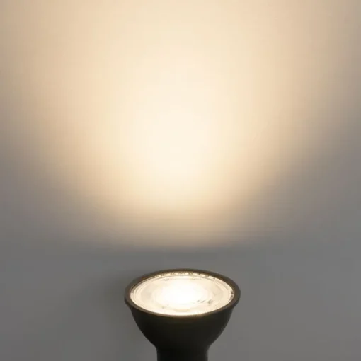 LUEDD GU10 LED lamp 50mm zwart 7W 610 lm 3000K