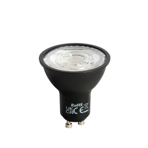 LUEDD GU10 LED lamp 50mm zwart 7W 610 lm 3000K