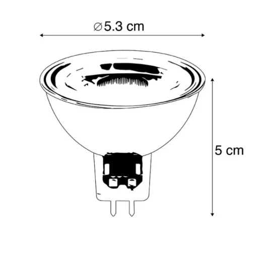 LUEDD GU5,3 LED lamp MR16 5W 420 lm 2700K 12V
