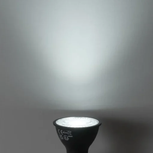 LUEDD GU10 3-staps dimbaar LED lamp zwart 6W 430 lm 2000 - 6000K
