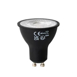 LUEDD GU10 3-staps dimbaar LED lamp zwart 6W 430 lm 2000 - 6000K