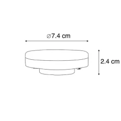 Calex GX53 LED lamp 4,9W 470 lm 2700K