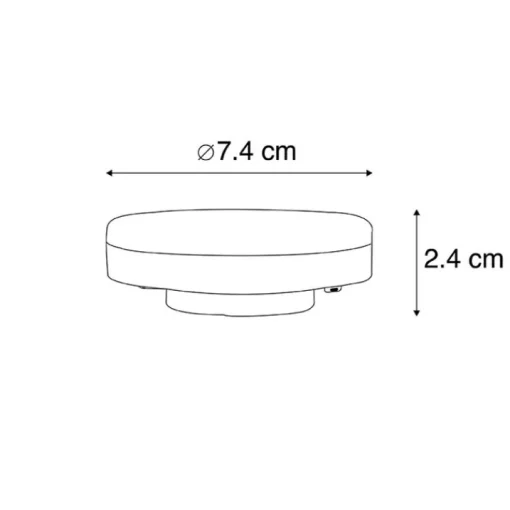 Calex GX53 LED lamp 4,9W 470 lm 2700K