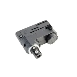 QAZQA Hanglamp adapter voor 3-fase rail zwart - 3-Phase
