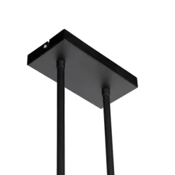 QAZQA Hanglamp met velours kappen pauw met goud 20cm - Combi 3 Deluxe
