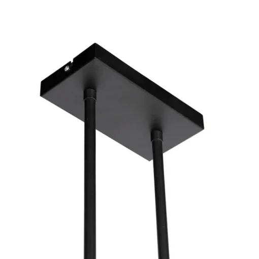 QAZQA Hanglamp met velours kappen pauw met goud 20cm - Combi 3 Deluxe