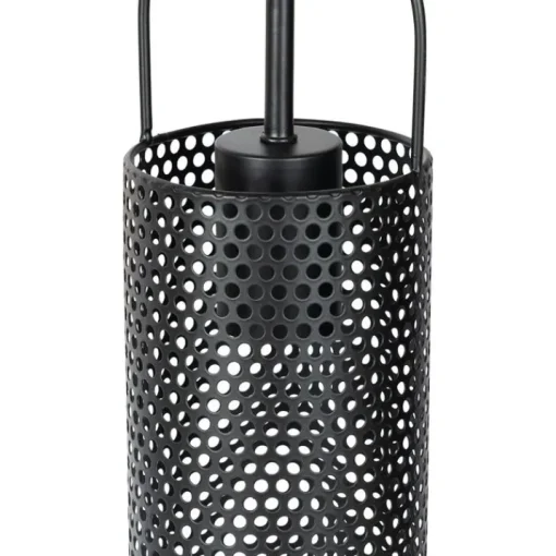 QAZQA Hanglamp zwart met smoke glas rond 3-lichts - Kevin