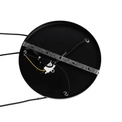 QAZQA Hanglamp zwart met smoke glas rond 3-lichts - Kevin