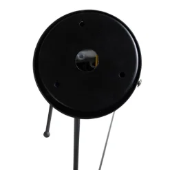 QAZQA Hanglamp zwart met velours kap vlinders met goud 35 cm - Blitz