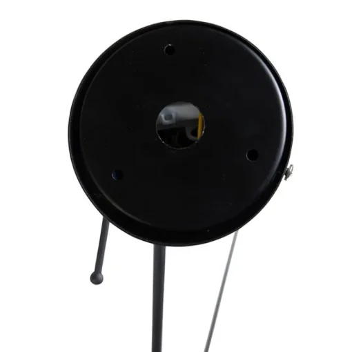 QAZQA Hanglamp zwart met velours kap vlinders met goud 35 cm - Blitz