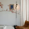 QAZQA Hanglamp zwart met voetschakelaar 3-lichts - Jeana Luxe