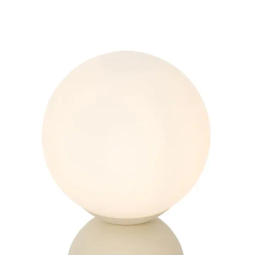 QAZQA Hotel chique tafellamp beige met opaal glas - Pallon Trend