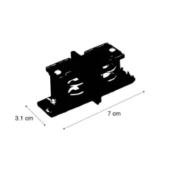QAZQA I-Koppelstuk voor 3-fase rail wit - 3-Phase