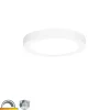 QAZQA In- of opbouwspot wit 18 cm incl. LED 3 staps dim to warm - Trans