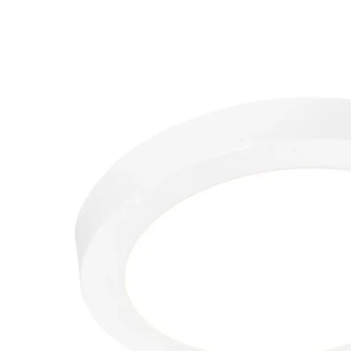 QAZQA In- of opbouwspot wit 18 cm incl. LED 3 staps dim to warm - Trans