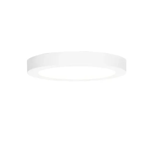 QAZQA In- of opbouwspot wit 18 cm incl. LED 3 staps dim to warm - Trans