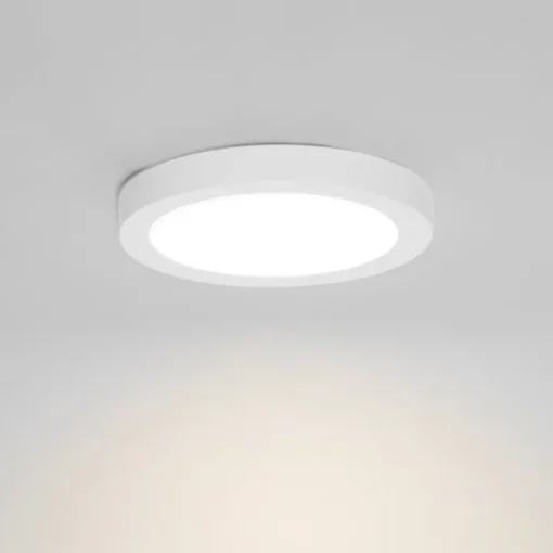 QAZQA In- of opbouwspot wit 18 cm incl. LED 3 staps dim to warm - Trans