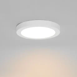 QAZQA In- of opbouwspot wit 18 cm incl. LED 3 staps dim to warm - Trans