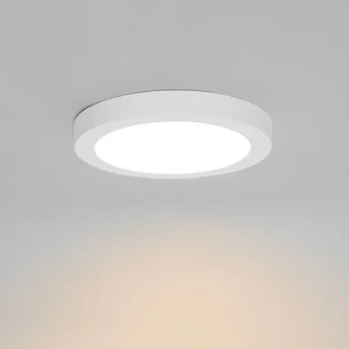 QAZQA In- of opbouwspot wit 18 cm incl. LED 3 staps dim to warm - Trans