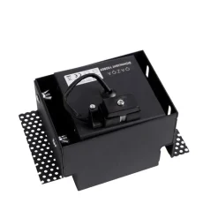 QAZQA Inbouwspot zwart draai- en kantelbaar Trimless - Oneon Honey