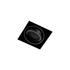 QAZQA Inbouwspot zwart draai- en kantelbaar Trimless - Oneon Honey