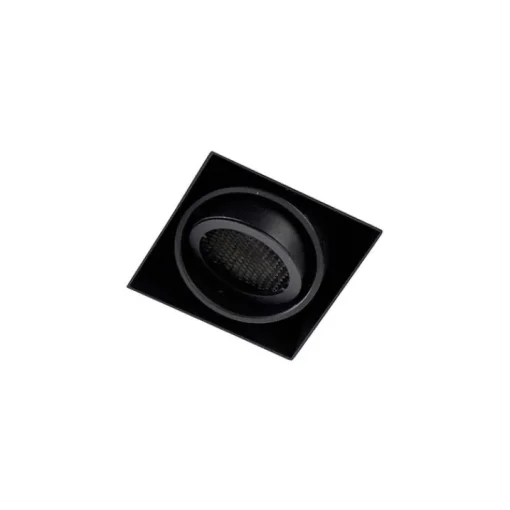 QAZQA Inbouwspot zwart draai- en kantelbaar Trimless - Oneon Honey