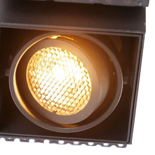 QAZQA Inbouwspot zwart draai- en kantelbaar Trimless - Oneon Honey