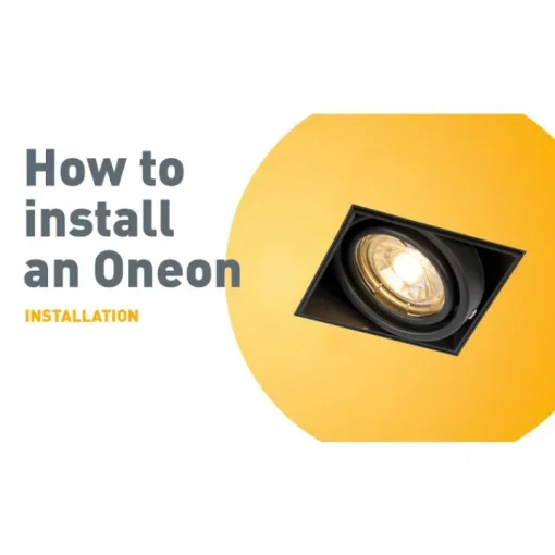 QAZQA Inbouwspot zwart draai- en kantelbaar Trimless - Oneon Honey