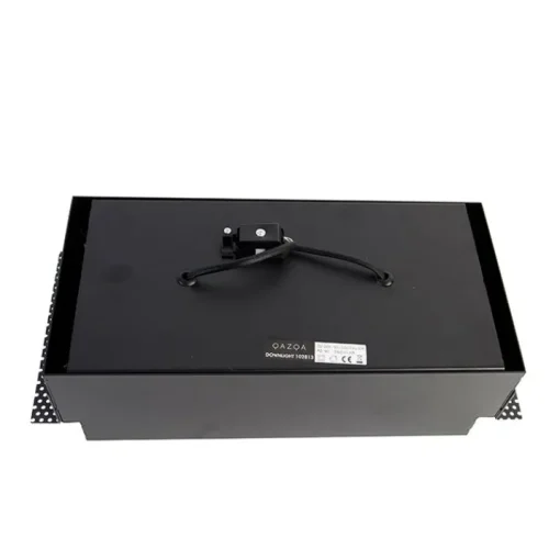 QAZQA Inbouwspot zwart GU10 AR111 Trimless 2-lichts - Oneon