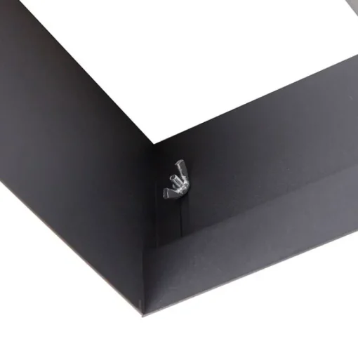 QAZQA Inbouwspot zwart GU10 AR111 Trimless 2-lichts - Oneon