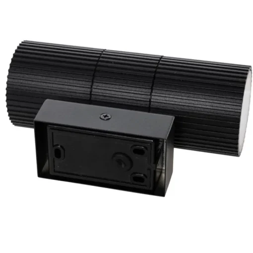 QAZQA Industriële buiten wandlamp zwart 2-lichts IP44 - Vigo