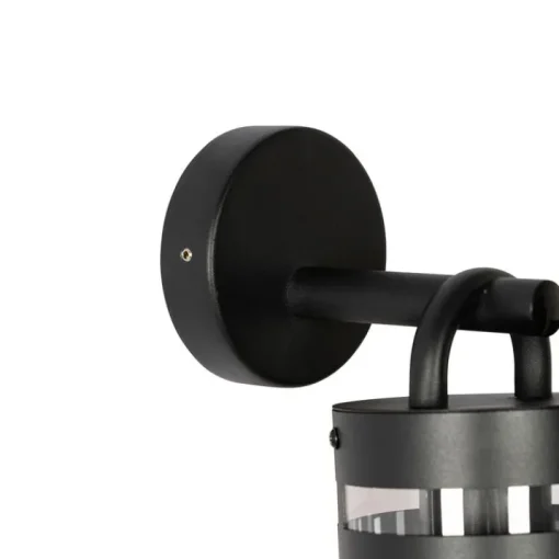 QAZQA Industriële buiten wandlamp zwart IP44 - Ruben