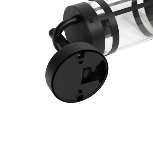 QAZQA Industriële buiten wandlamp zwart IP44 - Ruben
