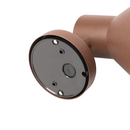 QAZQA Industriële buitenwandlamp roestbruin kegel IP44 - Natas