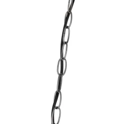 QAZQA Industriële hanglamp donkergrijs met hout 34 cm - Arthur