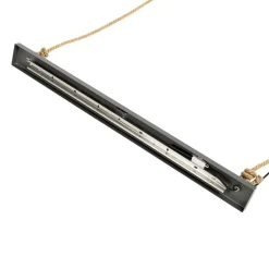 QAZQA Industriële hanglamp hout met donkergrijs 3-lichts - Arthur