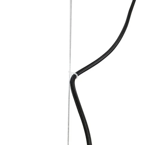 QAZQA Industriële hanglamp roestbruin met rek 4-lichts - Cage Rack