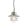 QAZQA Industriële hanglamp staal IP44 - Shell