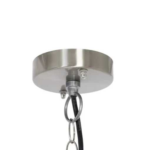 QAZQA Industriële hanglamp staal IP44 - Shell