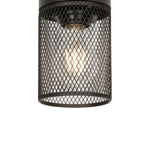 QAZQA Industriële hanglamp zwart - Jim