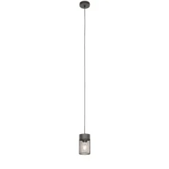 QAZQA Industriële hanglamp zwart - Jim