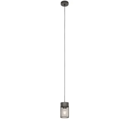 QAZQA Industriële hanglamp zwart - Jim