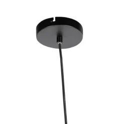QAZQA Industriële hanglamp zwart en goud 78 cm 6-lichts - Sydney