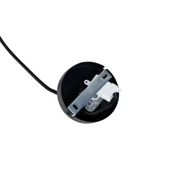 QAZQA Industriële hanglamp zwart met hout en rek 4-lichts - Cage Rack