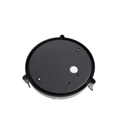 QAZQA Industriële ronde wandlamp zwart IP44 - Noutica