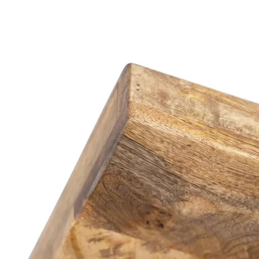 QAZQA Industriële spot donkergrijs met mango hout 3-lichts - Mangoes