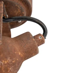 QAZQA Industriële spot roestbruin draai- en kantelbaar - Sorra