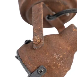 QAZQA Industriële spot roestbruin draai- en kantelbaar - Sorra