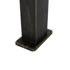 QAZQA Industriële staande buitenlamp antiek goud 80 cm IP44 - Baleno